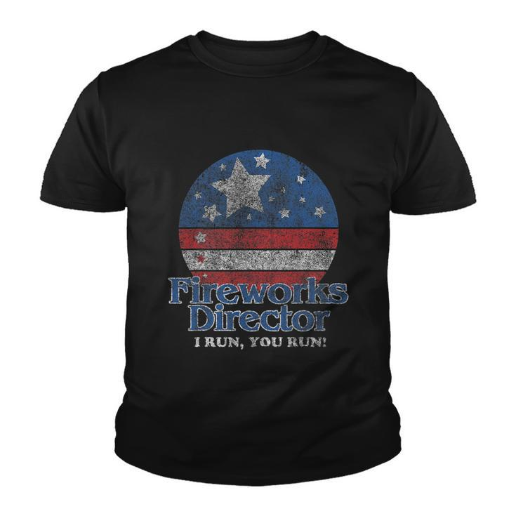 Funny 4Th Of July Shirt Fireworks Director Youth T-shirt