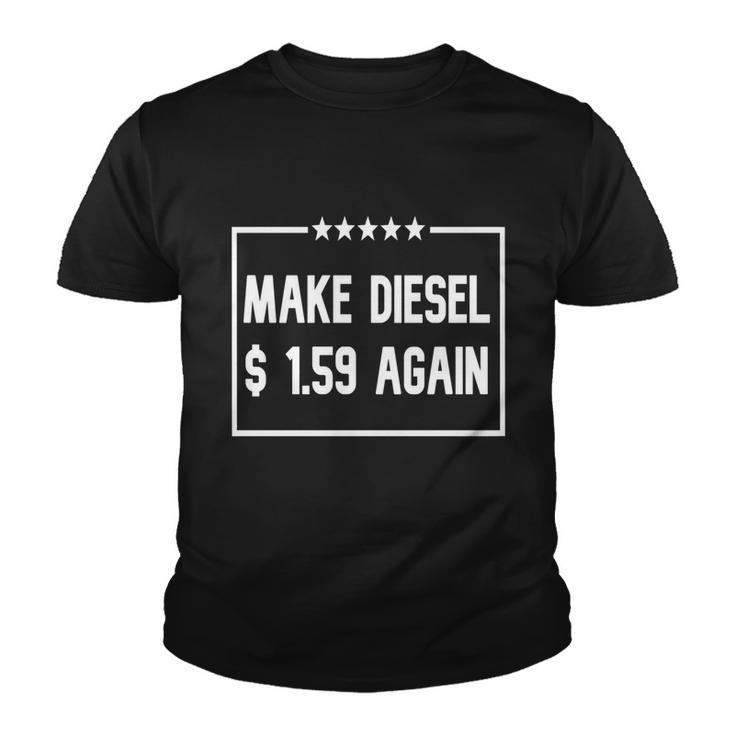 Funny Anti Biden Quote Make Gas $1 59 Again Biden Gas Prices Gift Youth T-shirt