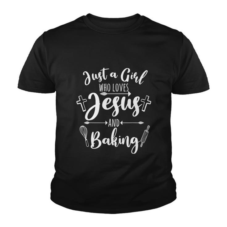 Funny Baking Baker Women Cool Jesus Funny Christian Youth T-shirt