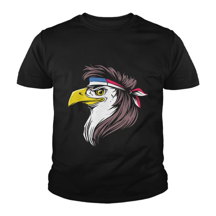 Funny Bald Eagle Mullet With American Flag 4Th Of July Gift Youth T-shirt