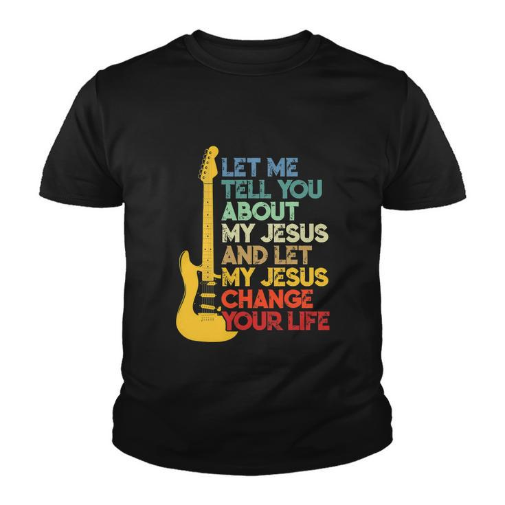 Funny Christian Bible Guitar Player Youth T-shirt