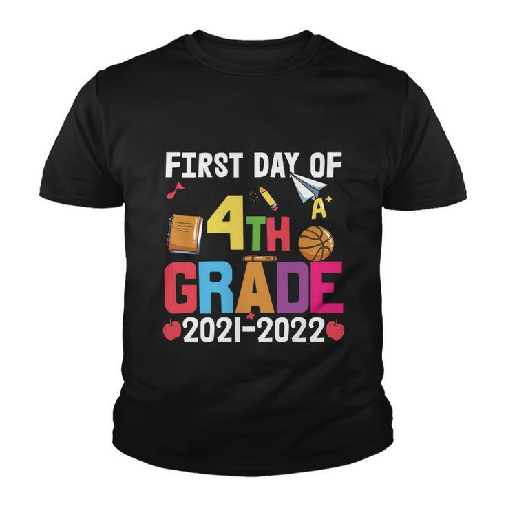 Funny First Day Of 4Th Grade Back To School Youth T-shirt