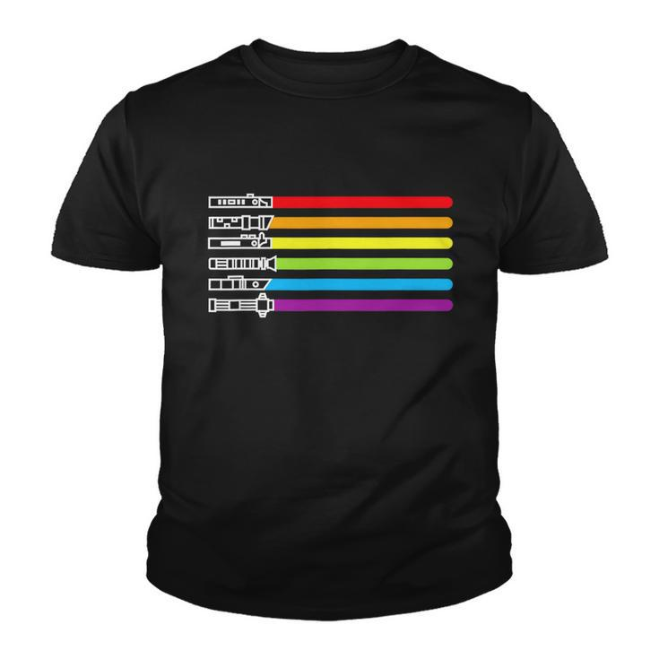 Funny Flag Rainbow Lgbt Pride Month 2022 Gift Youth T-shirt