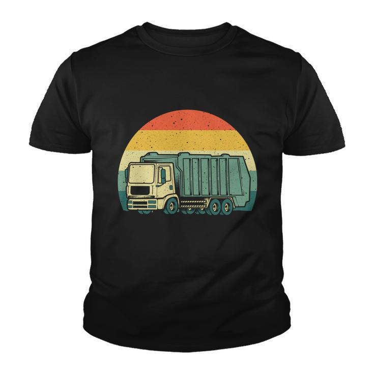 Funny Garbage Truck Design For Kids Men Women Trash Truck Gift Youth T-shirt