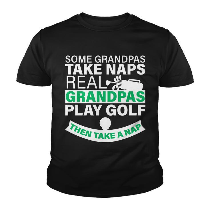 Funny Golf Grandpa Youth T-shirt