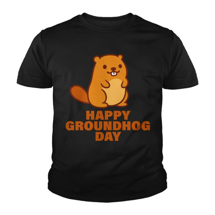 Funny Happy Groundhog Day Tshirt Youth T-shirt