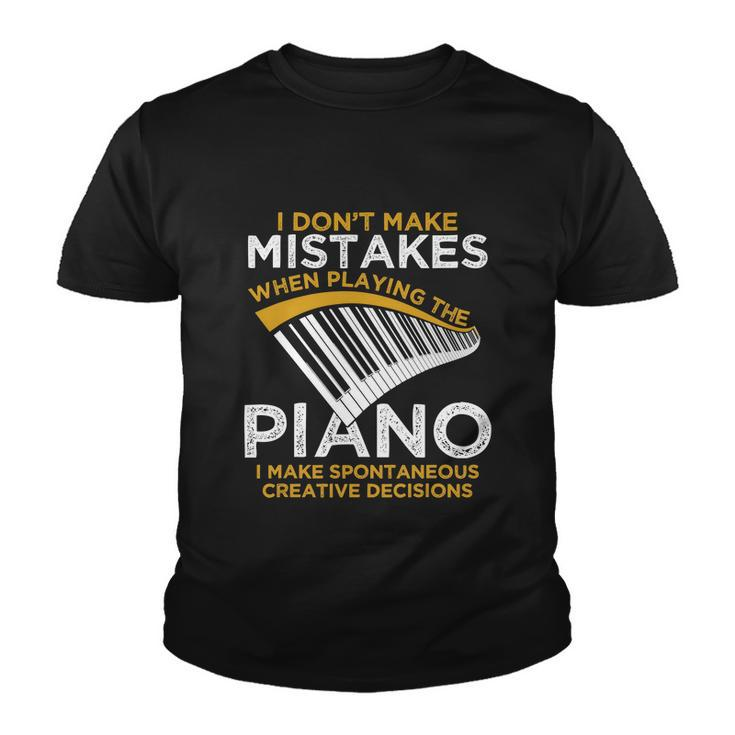 Funny Keyboard Pianist Gifts Funny Music Musician Piano Gift Youth T-shirt