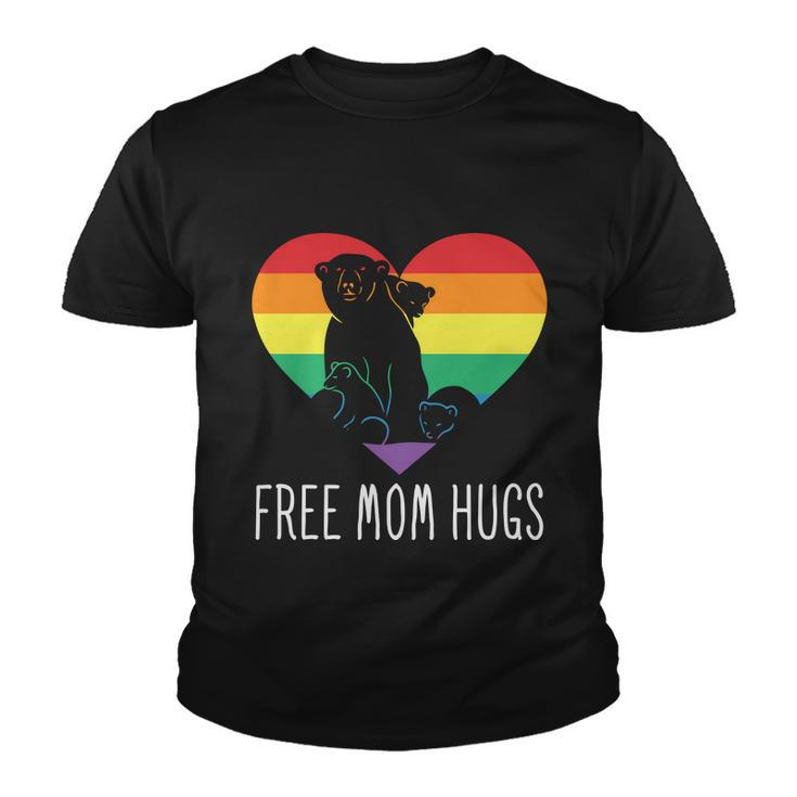 Funny Lgbt Free Mom Hugs Pride Month Youth T-shirt