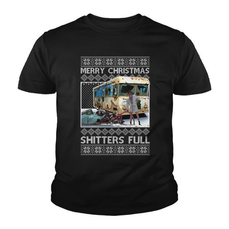 Funny Merry Christmas Shitters Full Ugly Christmas Sweater Tshirt Youth T-shirt