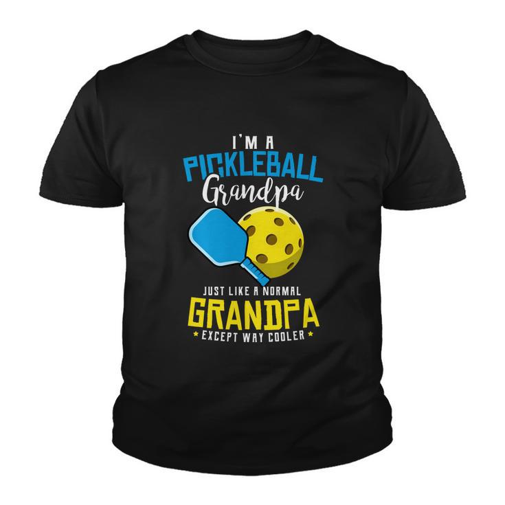 Funny Pickleball Im A Pickleball Grandpa Pickleball Players Gift Youth T-shirt