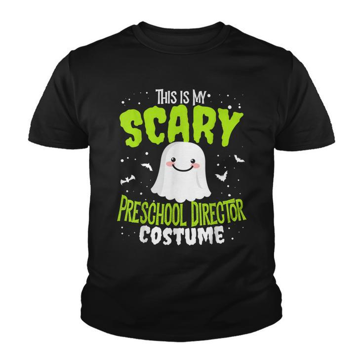 Funny Preschool Director Halloween Nothing Scares Costume  V2 Youth T-shirt