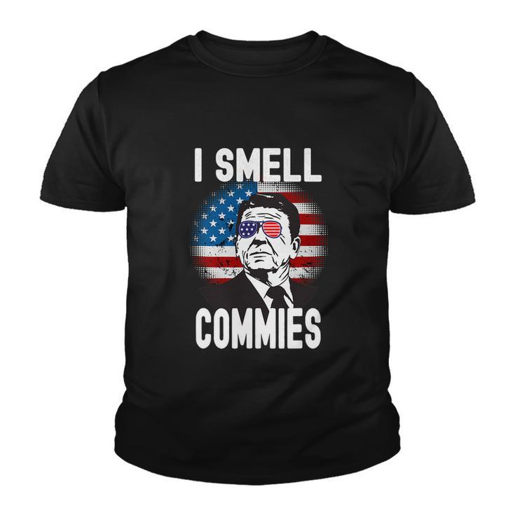 Funny Reagan Political Humor I Smell Commies Reaganomics Youth T-shirt