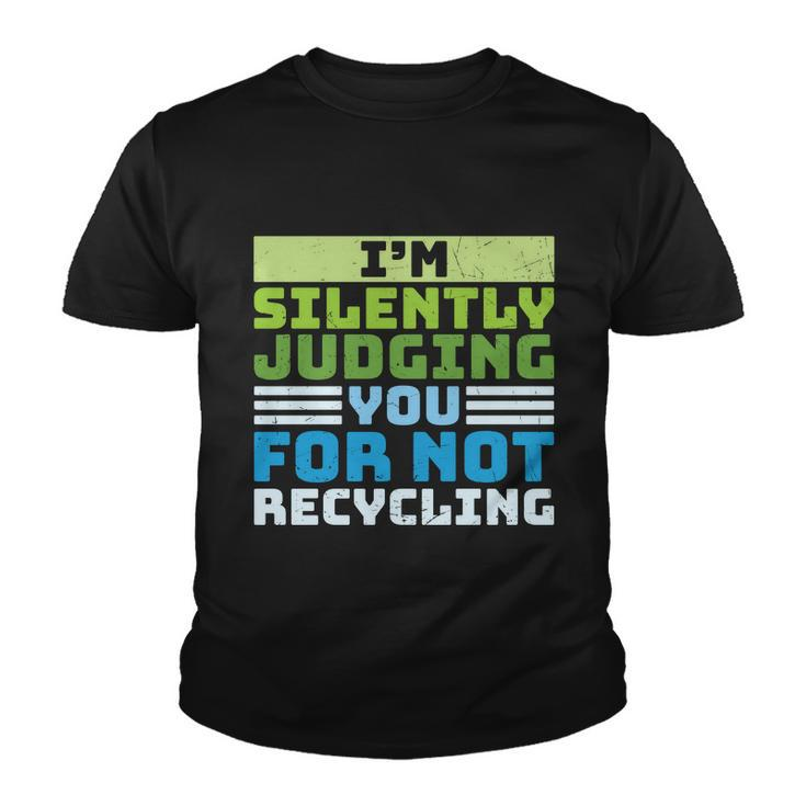 Funny Recycling Slogan America Recycles Day Earth Day Youth T-shirt