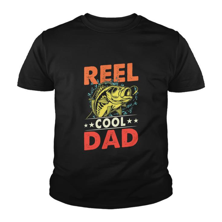 Funny Reel Cool Dad Fishermen Gift Youth T-shirt