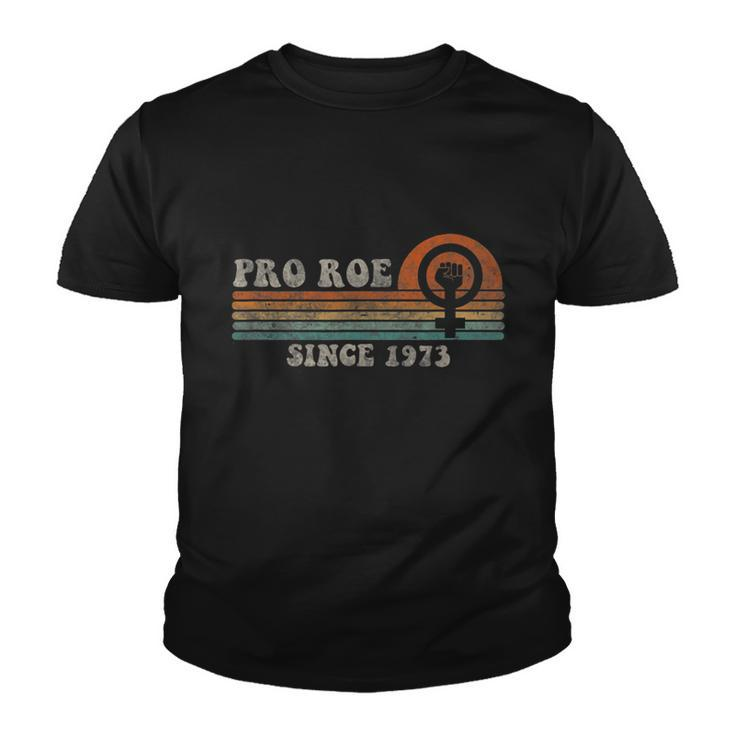 Funny Since 1973 Vintage Pro Roe Retro Youth T-shirt