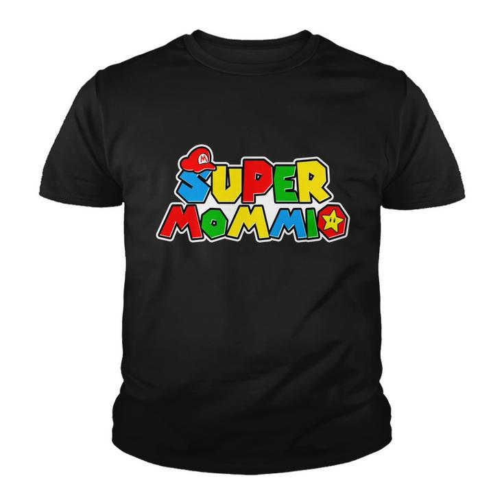 Funny Super Mommio Mothers Day Gamer Tshirt Youth T-shirt