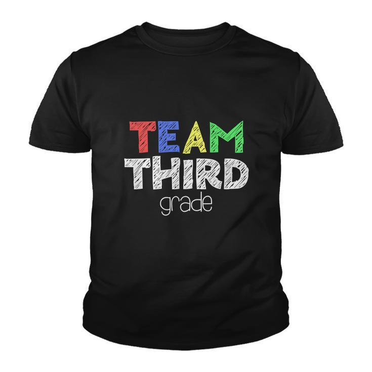 Funny Team Third Grade 3Rd Grade Back To School Youth T-shirt