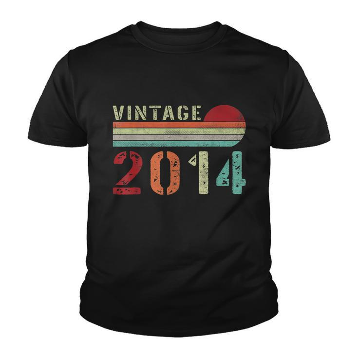 Funny Vintage 2014 Gift Funny 8 Years Old Boys And Girls 8Th Birthday Gift Youth T-shirt