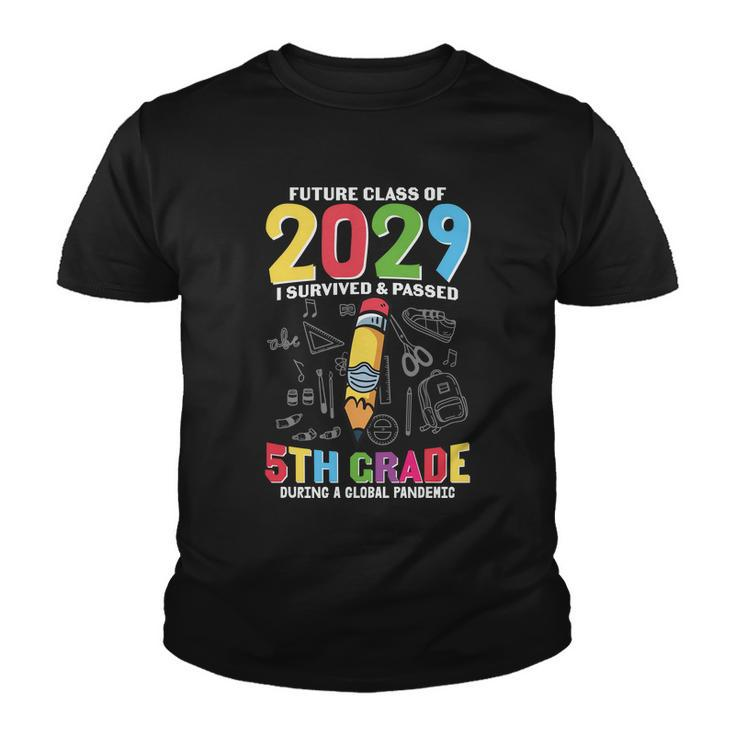 Future Class Of 2029 5Th Grade Back To School First Day Of School Youth T-shirt