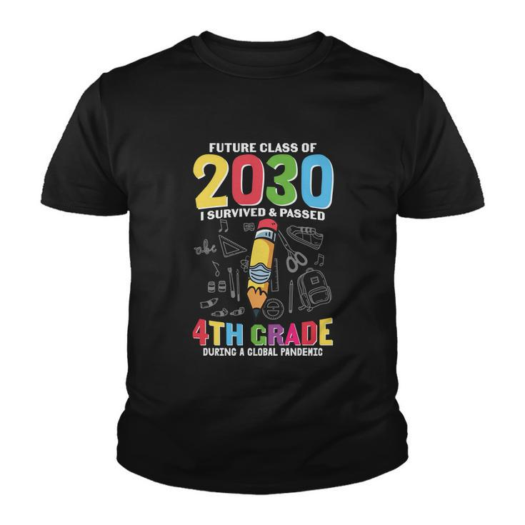 Future Class Of 2030 4Th Grade Back To School V2 Youth T-shirt