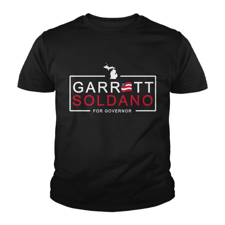 Garret Soldano For Governor Election Youth T-shirt