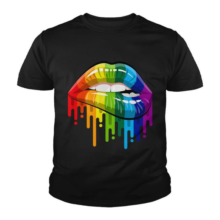 Gay Pride Lips Tshirt V2 Youth T-shirt