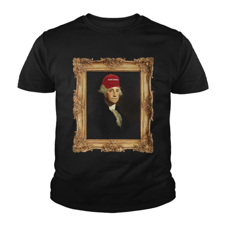 George Washington Make America Portrait Youth T-shirt