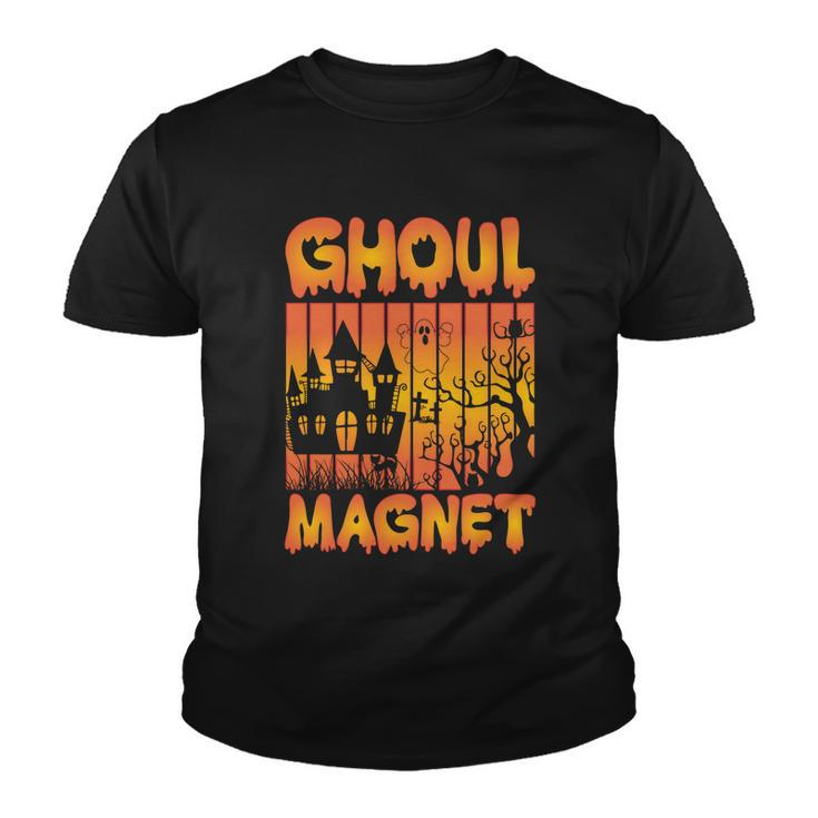 Ghoul Magnet Halloween Quote Youth T-shirt