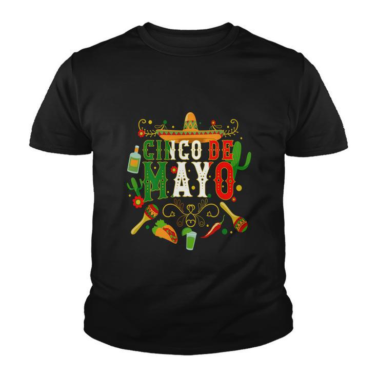 Gift For Cinco De Mayo Mexican Fiesta Youth T-shirt