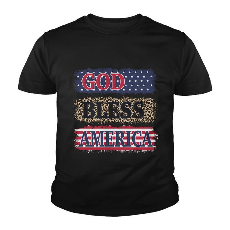 God Bless America Patriotic 4Th Of July Independence Day Gift Youth T-shirt