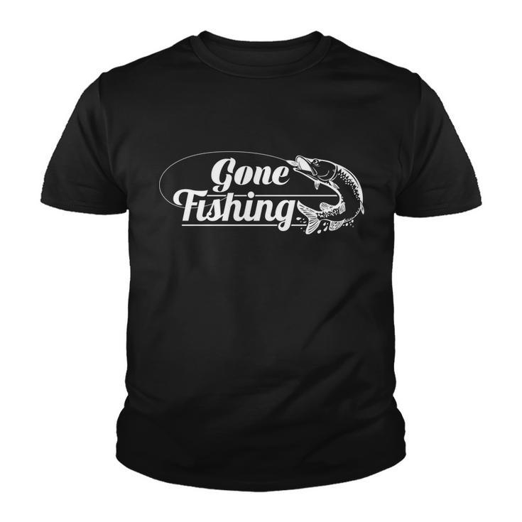 Gone Fishing Logo Youth T-shirt