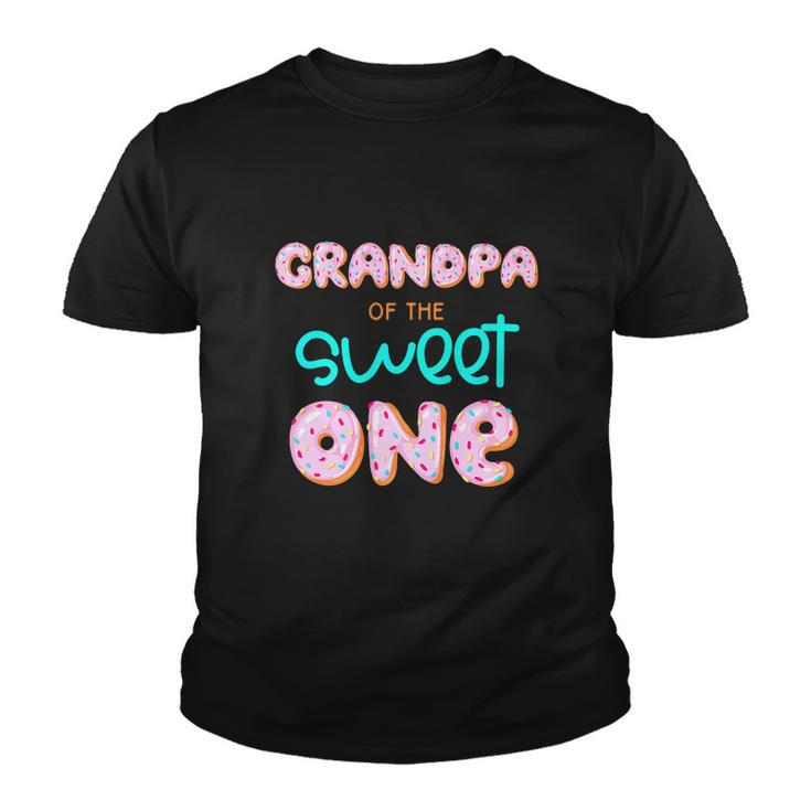 Grandpa Of Sweet One First Birthday Matching Family Donut Youth T-shirt