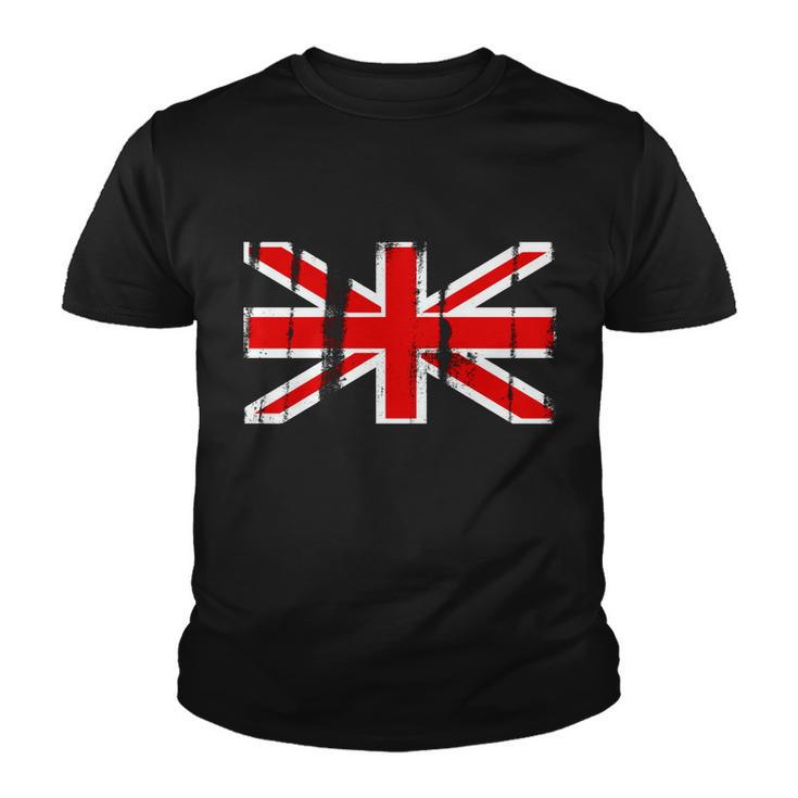 Great Britain Vintage British Union Flag Youth T-shirt