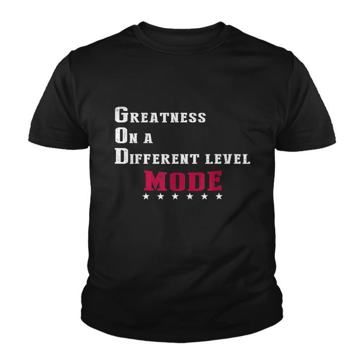 Greatness On A Different Level Mode Tshirt Youth T-shirt