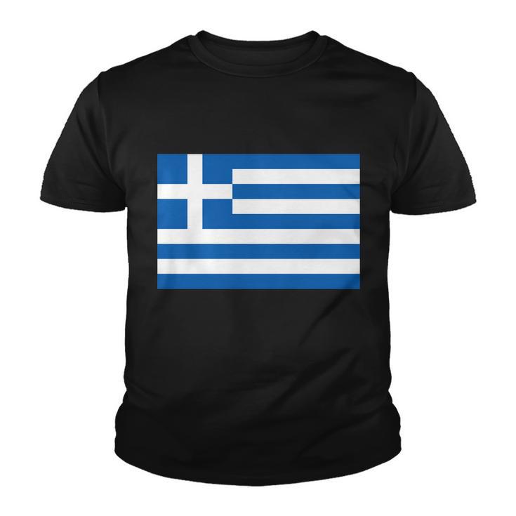 Greece Flag V2 Youth T-shirt