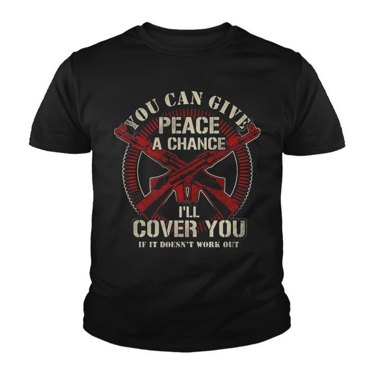 Gun Control Ill Cover You Youth T-shirt