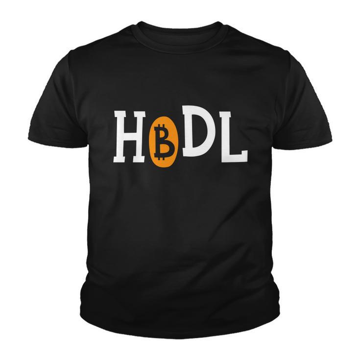 H O D L Blockchain Cryptocurrency S V G Shirt Youth T-shirt