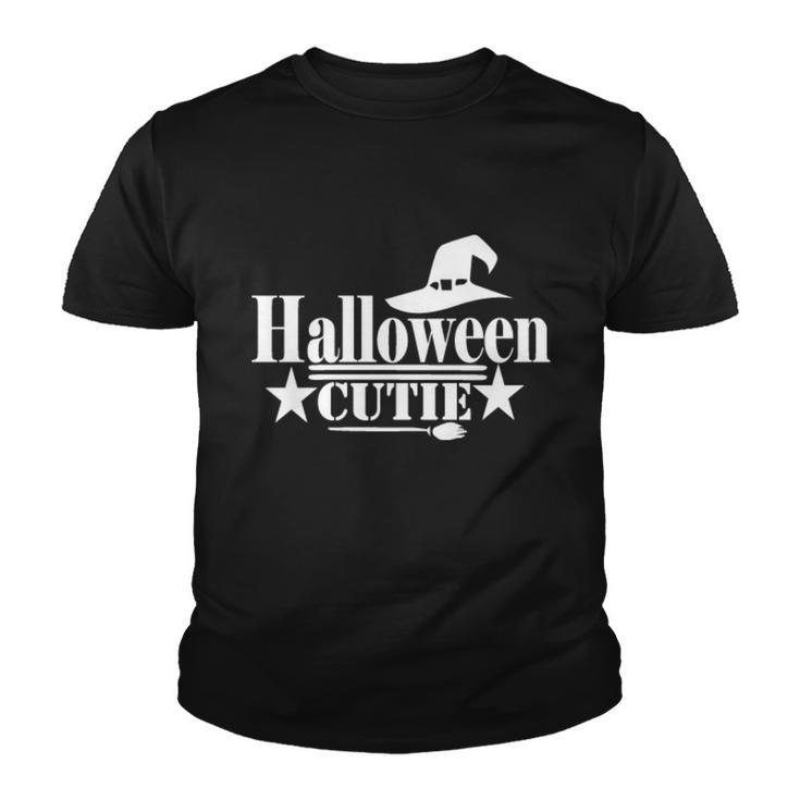 Halloween Cutie Witch Hat Halloween Quote Youth T-shirt