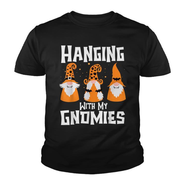 Hanging With My Gnomies Three Gnomes Halloween Costumes Boys  Youth T-shirt