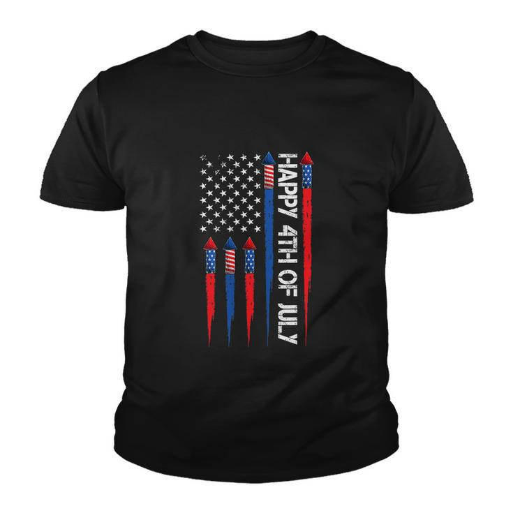 Happy 4Th Of July 2022 America Flag Youth T-shirt