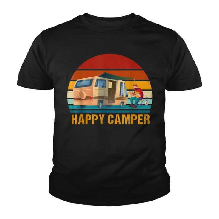 Happy Camper - Camping Rv Camping For Men Women And Kids  Youth T-shirt