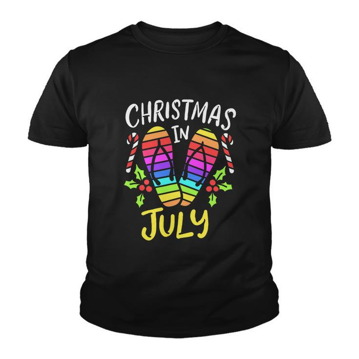 Happy Christmas In July Summer Vacation Youth T-shirt