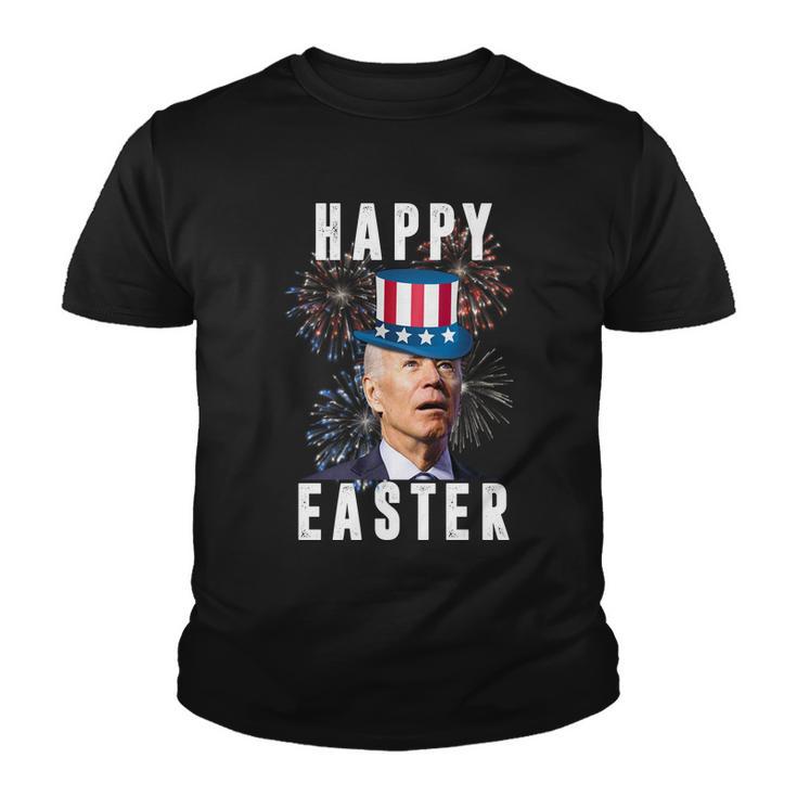 Happy Easter Joe Biden Funny 4Th Of July Youth T-shirt