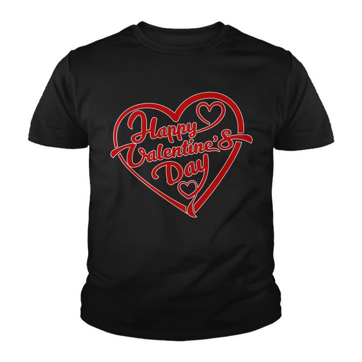 Happy Valentines Day Heart Youth T-shirt