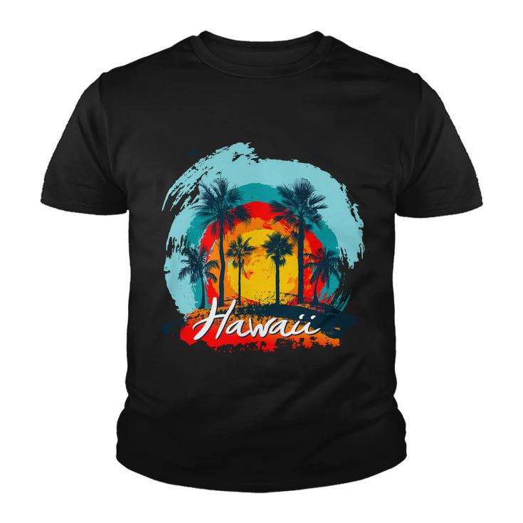 Hawaii Tropical Sunset Youth T-shirt