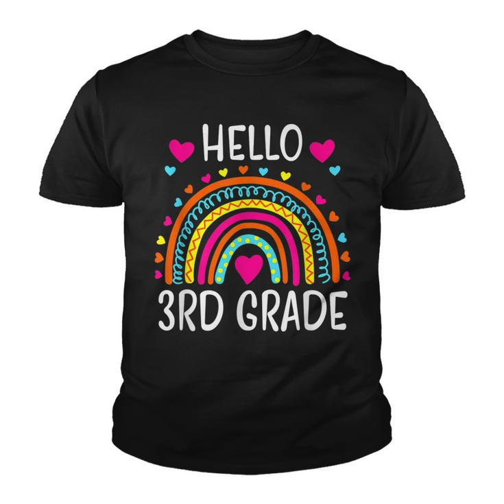Hello 3Rd Grade Team Squad Crew Back To School Teachers Kids  Youth T-shirt
