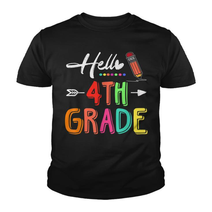 Hello 4Th Grade Team Fourth Grade Teacher Back To School  Youth T-shirt