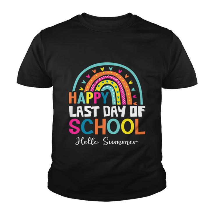 Hello Summer Happy Last Day Of School Teachers Vacation Great Gift Youth T-shirt