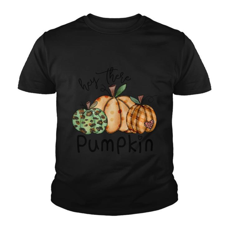 Hey There Pumpkin Thanksgiving Quote Youth T-shirt