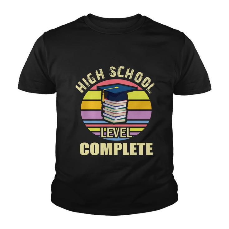 High School Level Complete Funny School Student Teachers Graphics Plus Size Youth T-shirt